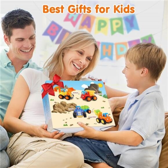 Inertia Toy Early Educational Toddler Baby Toy Friction Powered Cars Push &GoCar - Picture 6 of 7